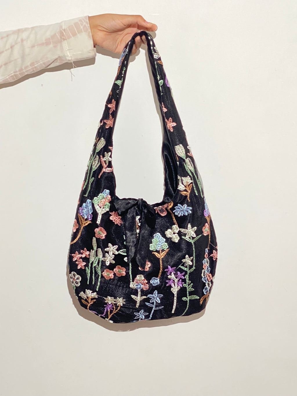 Midnight Bloom Shoulder Bag