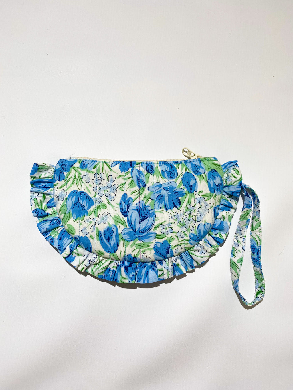 Bluebell Ruffle Pouch