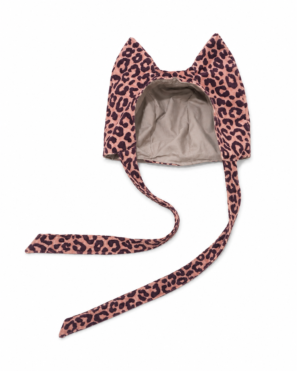 Leopard Kitty Bonnet