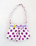 Grape Sorbet Button Bag