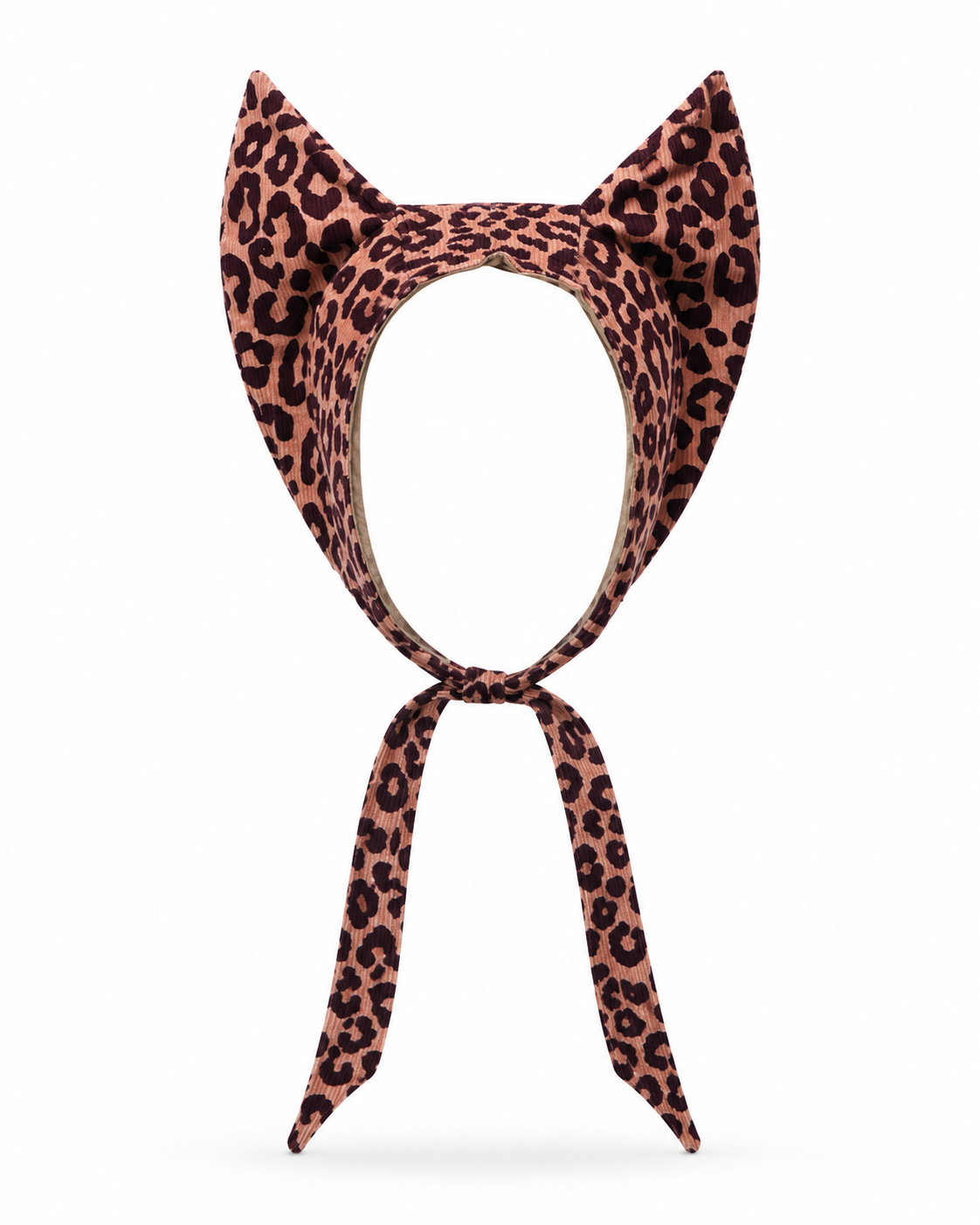 Leopard Kitty Bonnet
