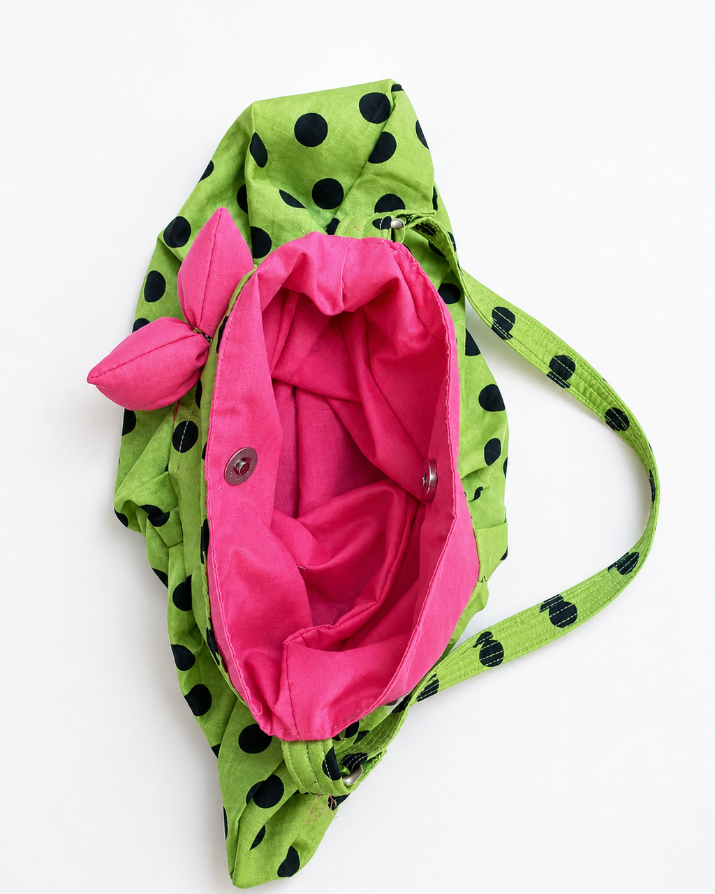 Berry Pop Button Bag